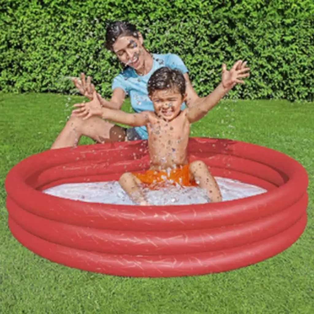 Bestway: Háromgyűrűs felfújható gyerekmedence 102 cm x 25 cm kép 3