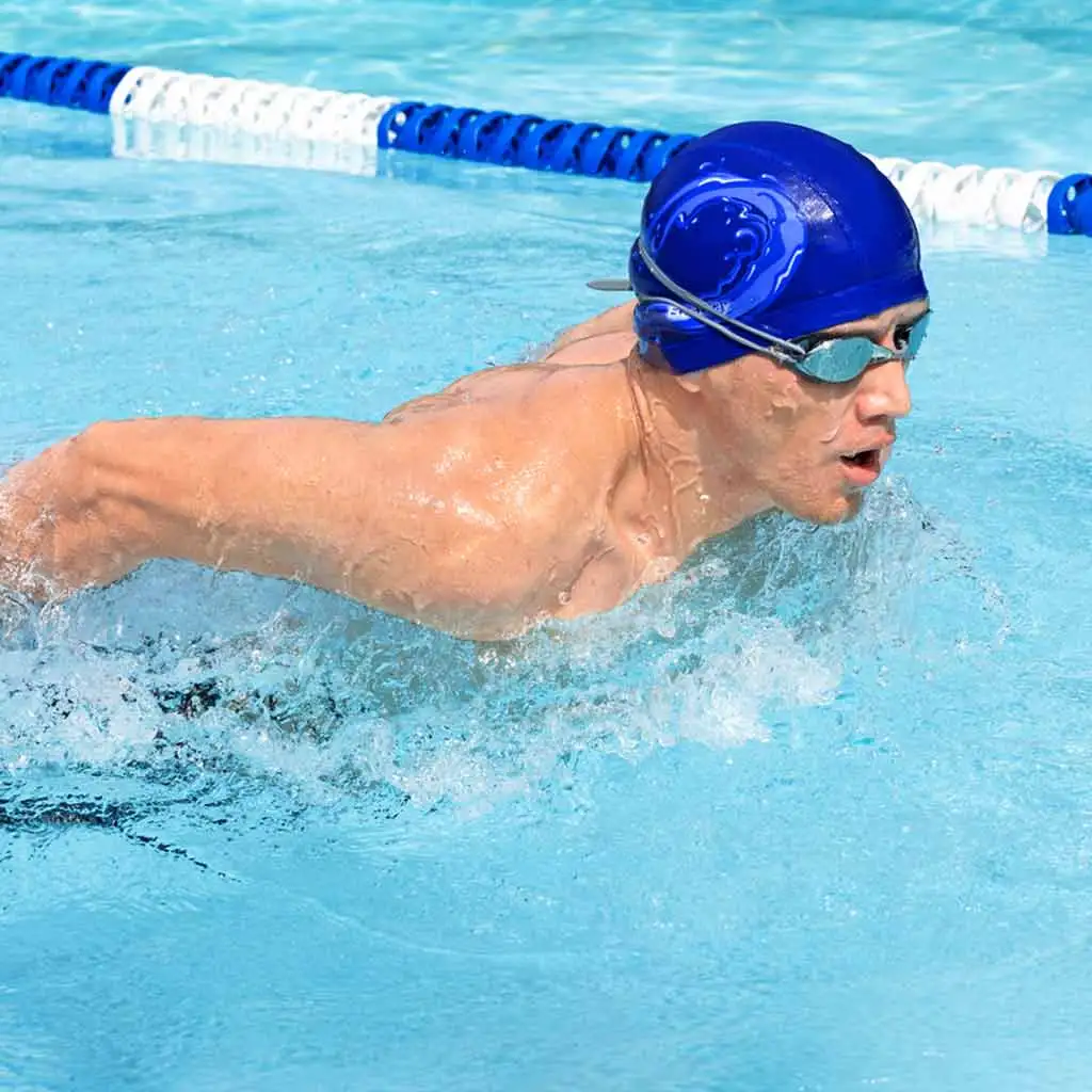 Bestway: Elegantná a pružná Premium™ textilná plavecká čiapka pre deti od 14 rokov kép 6