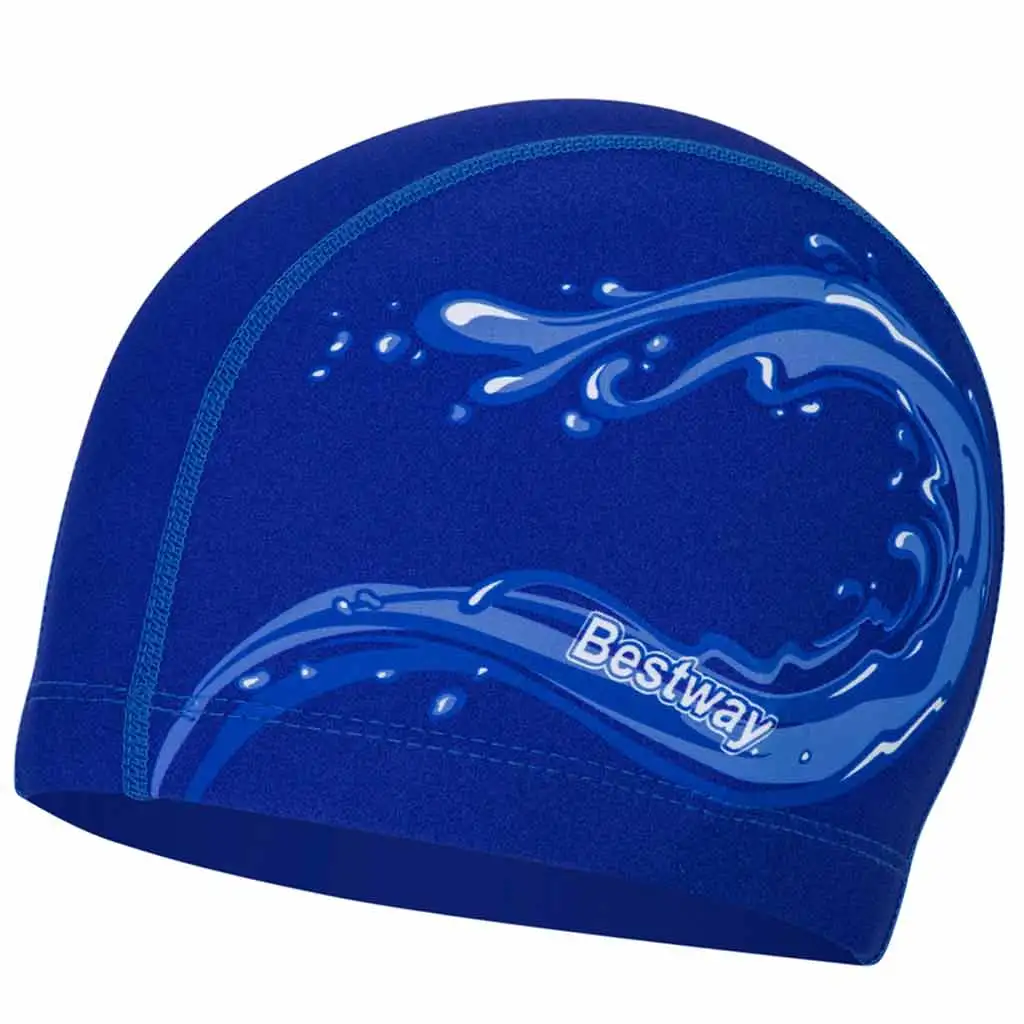 Bestway: Elegantná a pružná Premium™ textilná plavecká čiapka pre deti od 14 rokov kép 1