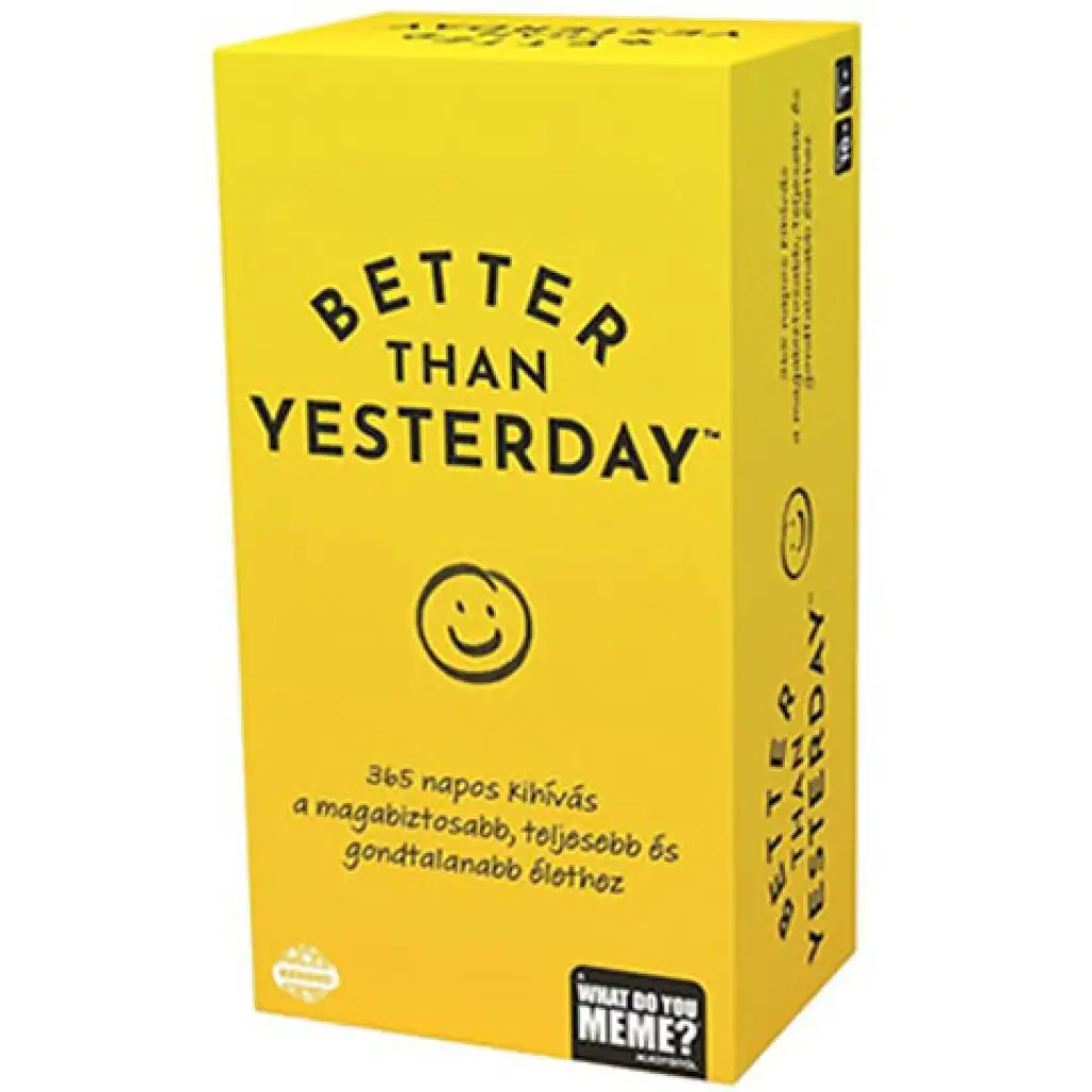 WDYM Better Than Yesterday motivačná hra kép 3