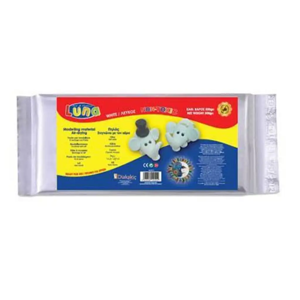 Biela modelovacia hlina 500gr