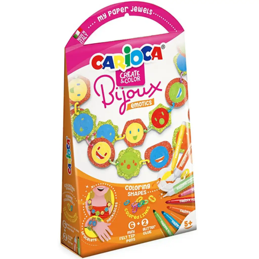 Bijoux Emotics ékszerkészítő kreatív játékszett - Carioca kép 1