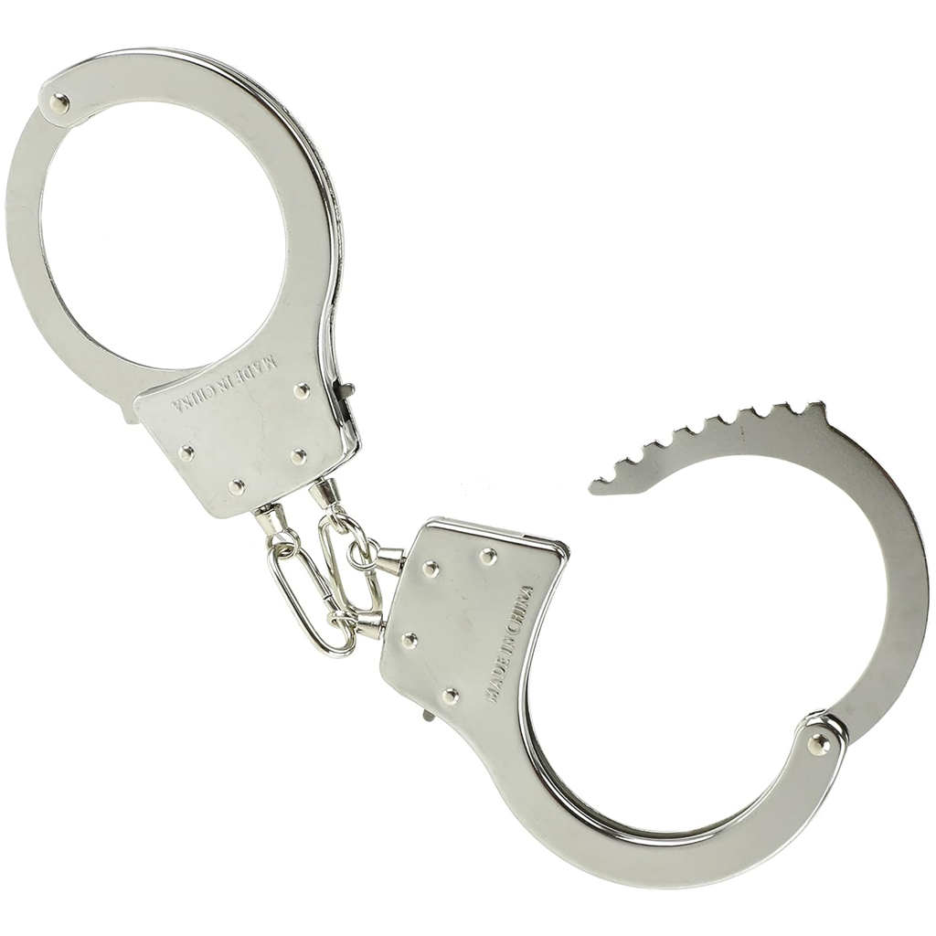 Policajné kovové hračkárske putá kép 2