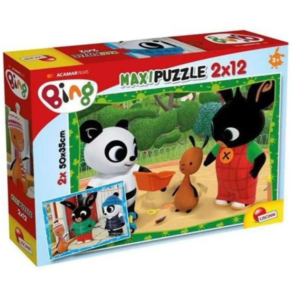 Bing a priatelia: Zima-leto 2x12 dielne maxi puzzle