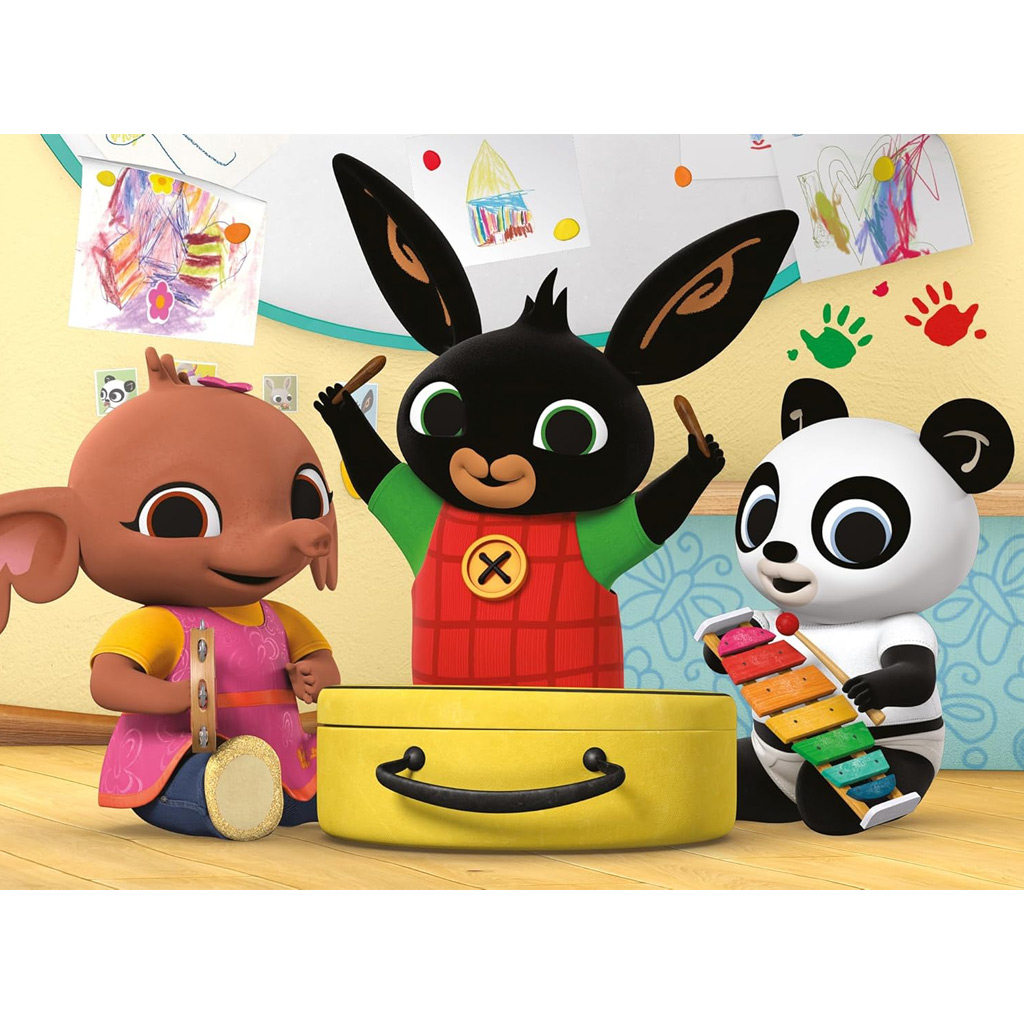 Bing a priatelia hrajú hudbu 24-dielne Eco puzzle 70x50 cm - Lisciani kép 2