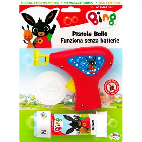 Zajačik Bina bublinková pištoľ 60 ml