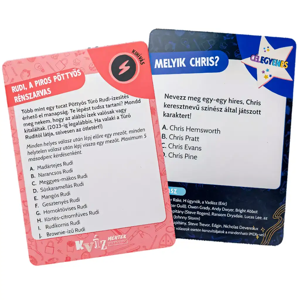 Kvízmérték spoločenská hra kép 4