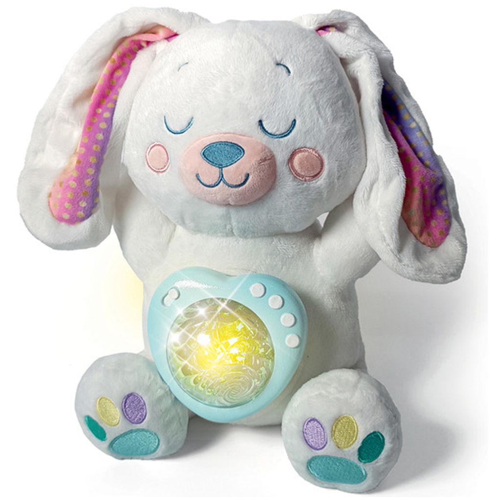 Plyšový zajačik s projektorom polárnej žiary - Clementoni baby kép 2