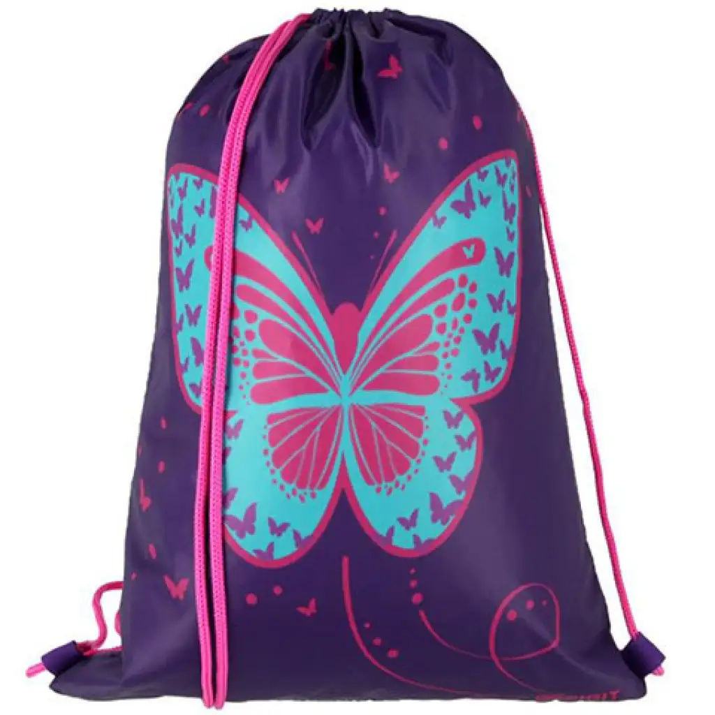 Spirit: Butterfly 3D mintás, LED-es iskolatáska, hátizsák 5db-os szett kép 5