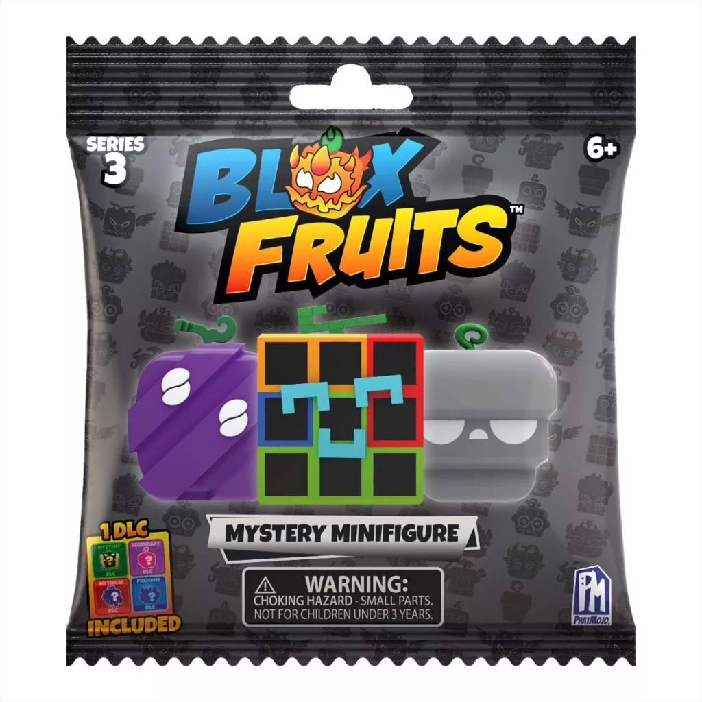 PhatMojo Blox Fruits prekvapujúca minifigúrka séria 3 s DLC kódom