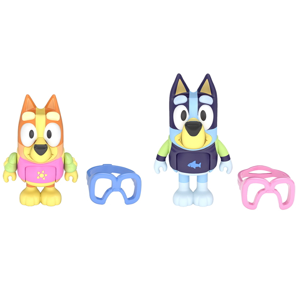 Bluey: Bluey a Chilli bazénová párty hračková sada kép 2