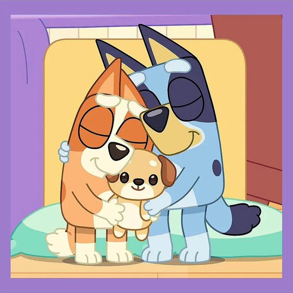 Bluey 3 v 1 20-36-50-dielne puzzle - Trefl kép 2