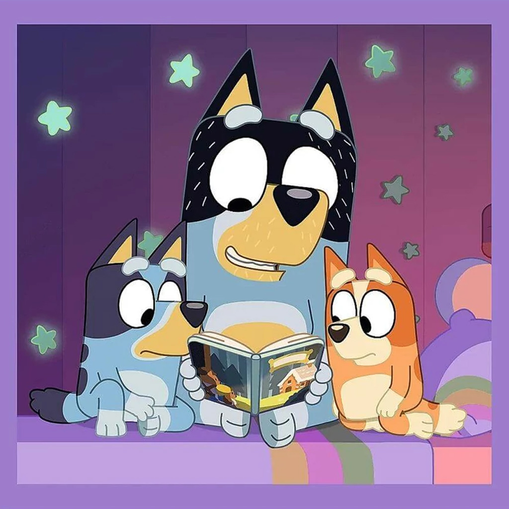 Bluey 3 v 1 20-36-50-dielne puzzle - Trefl kép 4