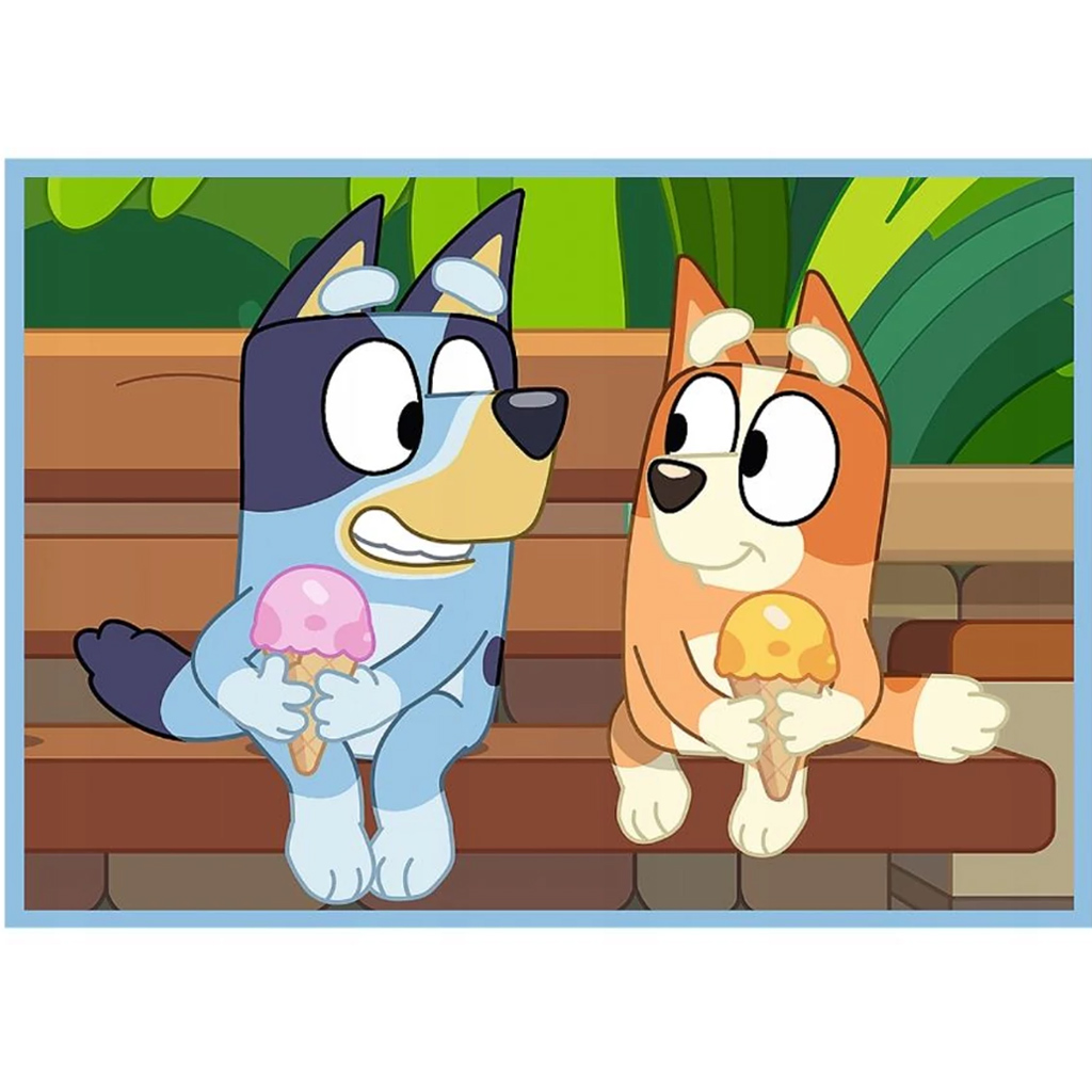 Svet Bluey 4 v 1 12-15-20-24 dielik puzzle - Trefl kép 2