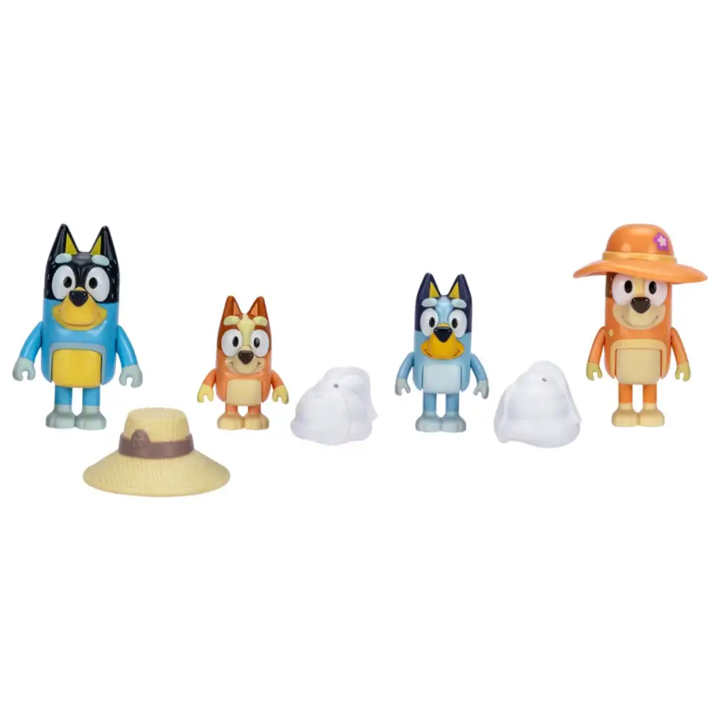 Bluey: Rodinný výlet 4-dielna sada figúrok kép 2