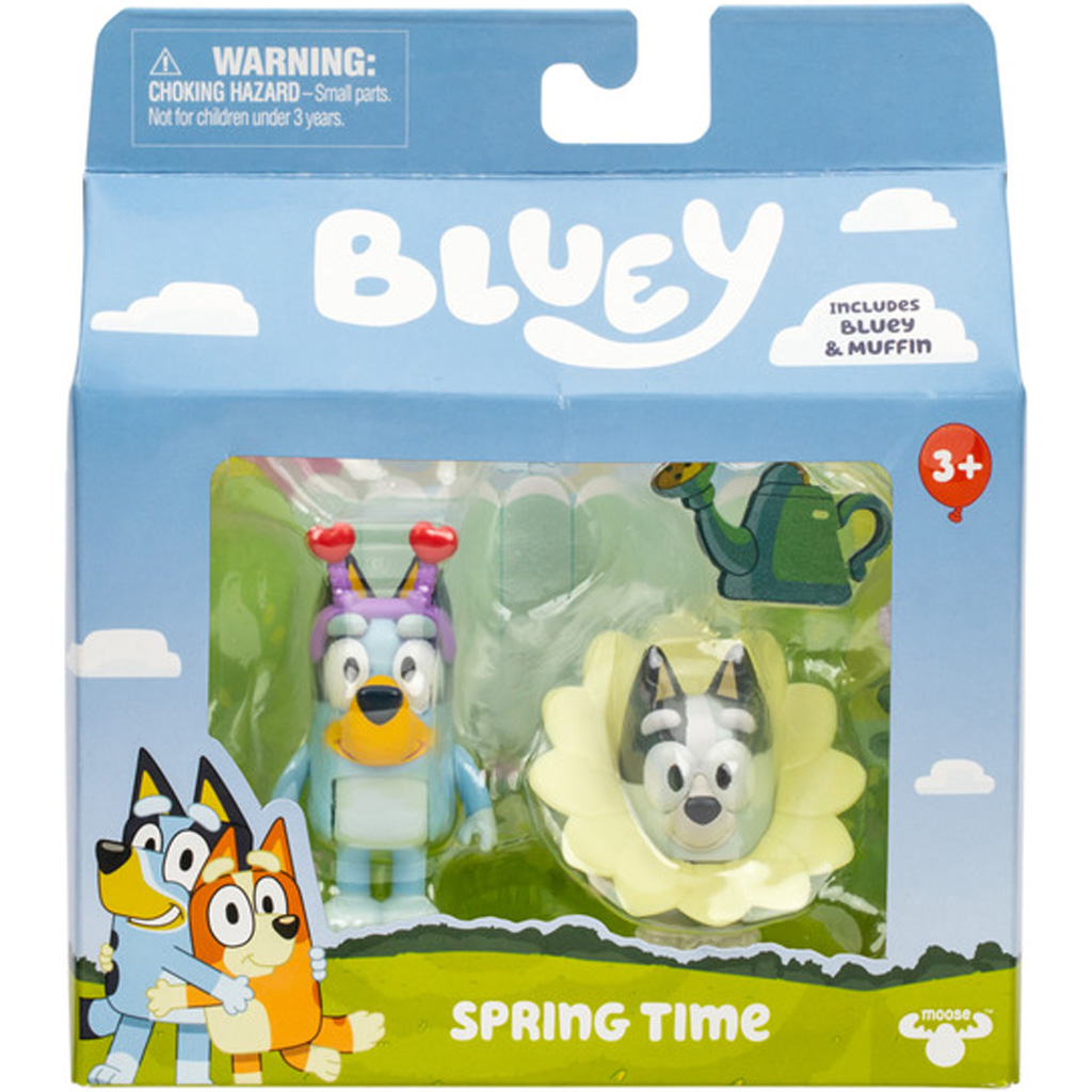 Bluey: Dupla karakter figura csomag - Tavasz kép 1
