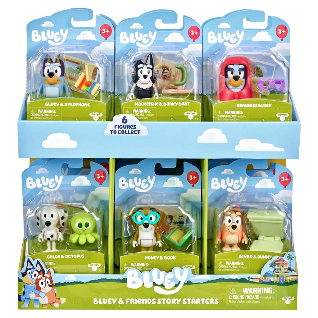 Bluey: Bluey és barátai gyűjthető játékszettek S14 1db kép 1