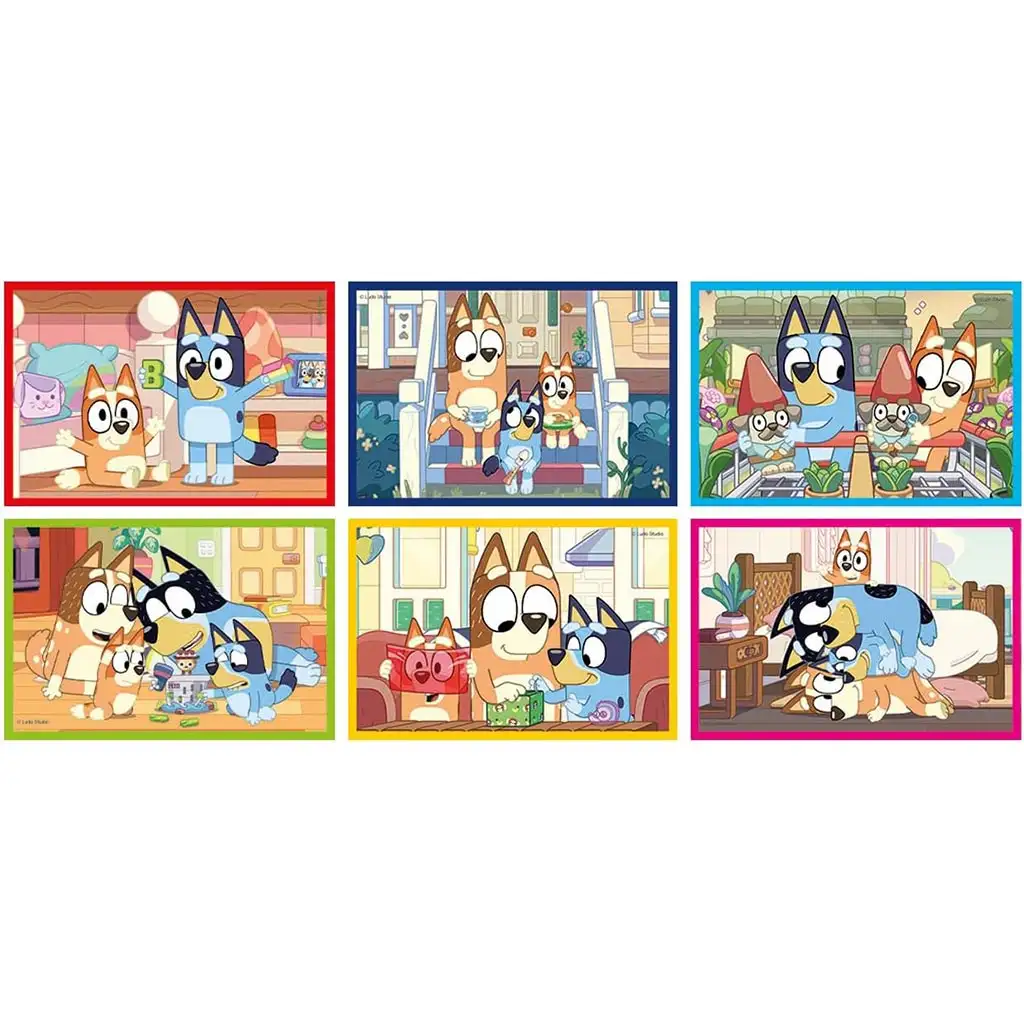 Bluey 6-dielna rozprávková kocka - Clementoni kép 2