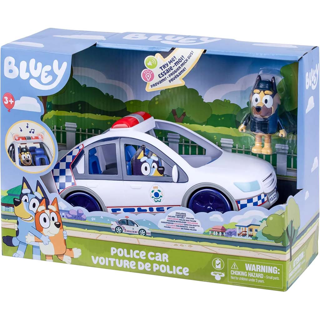 Bluey: Rendőrautós játékszett figurával kép 1