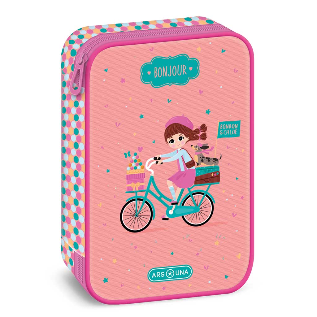 Ars Una: Bonjour többszintes tolltartó 15,5x22,5x4,5cm kép 1