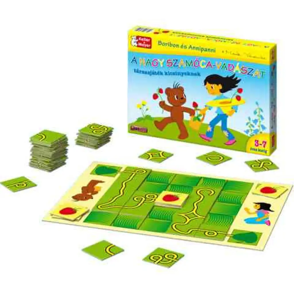 Boribon a Annipanni: Veľký lov na jahody spoločenská hra kép 2
