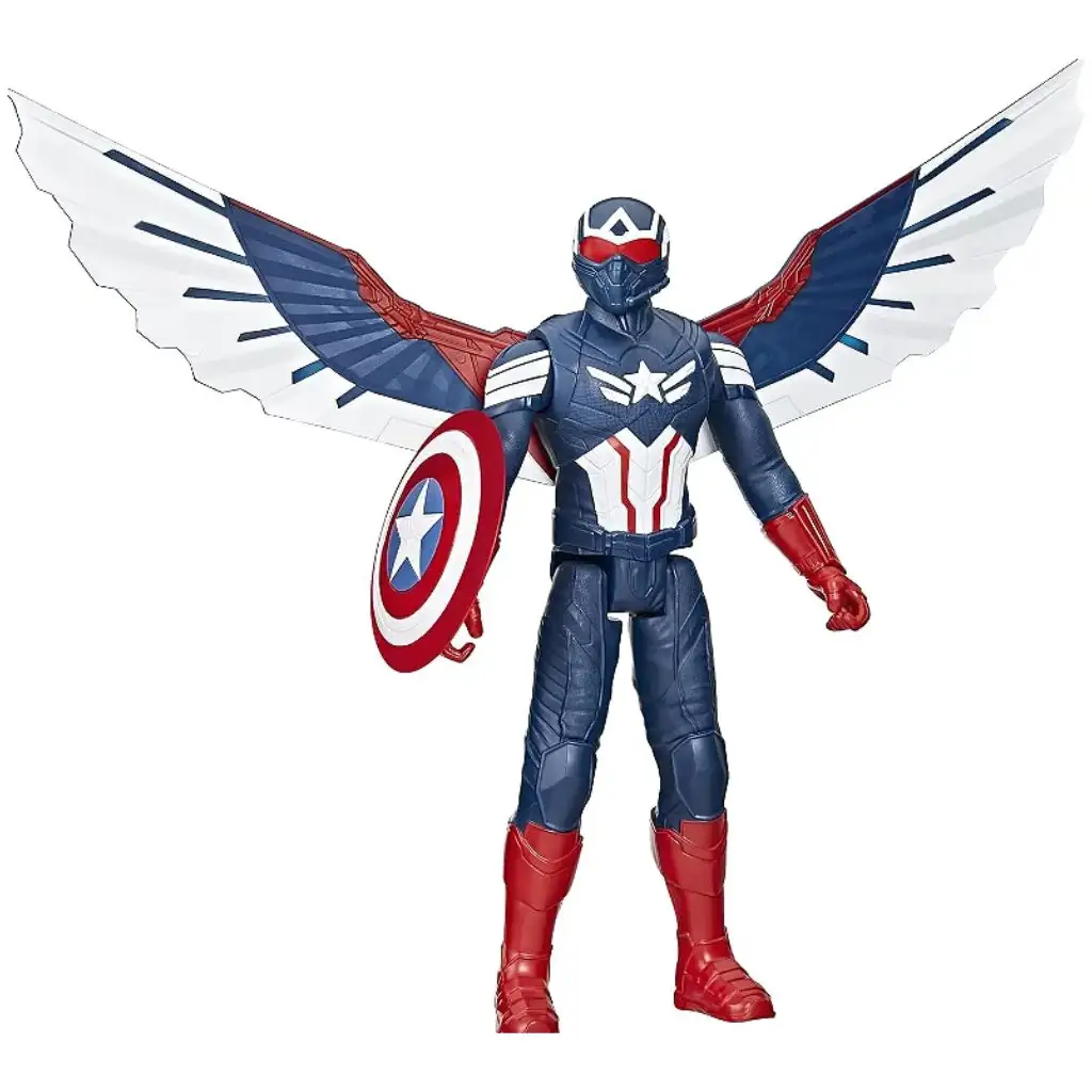 Avengers Titan Hero Maskovaný Kapitán Amerika 29 cm figúrka - Hasbro kép 2