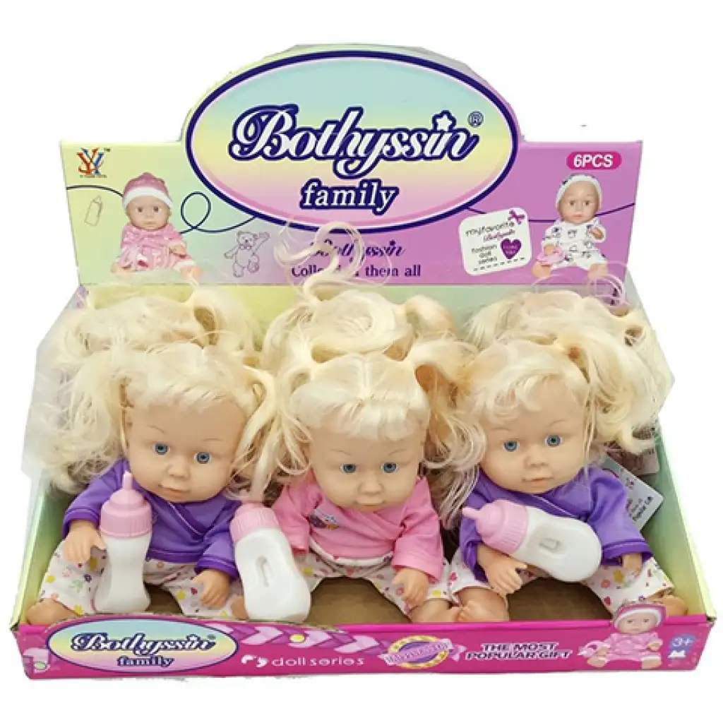 Bothyssin bábika s dojčenskou fľašou 20 cm rôzne druhy