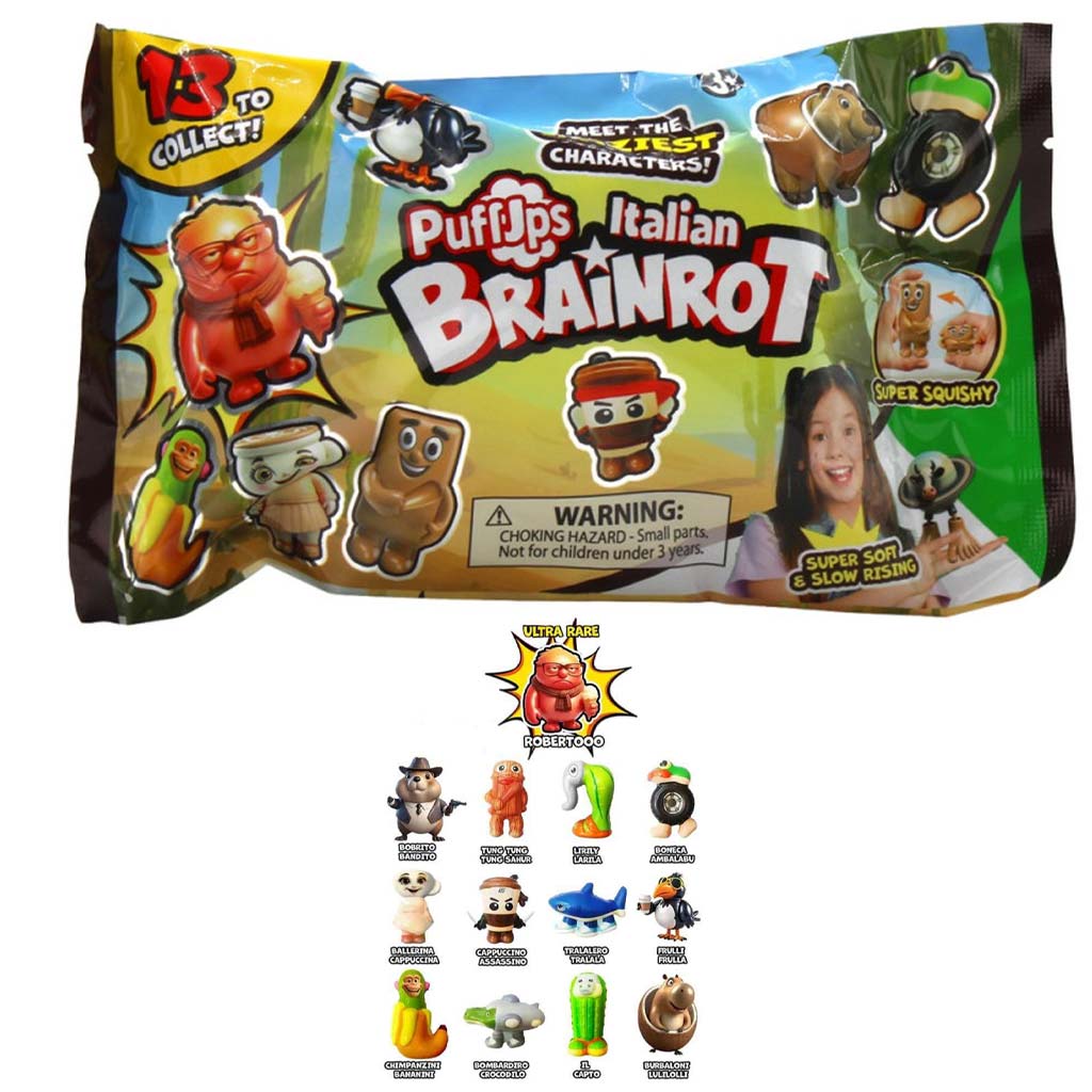 Brainrot roztiahnuteľné figúrky prekvapenia