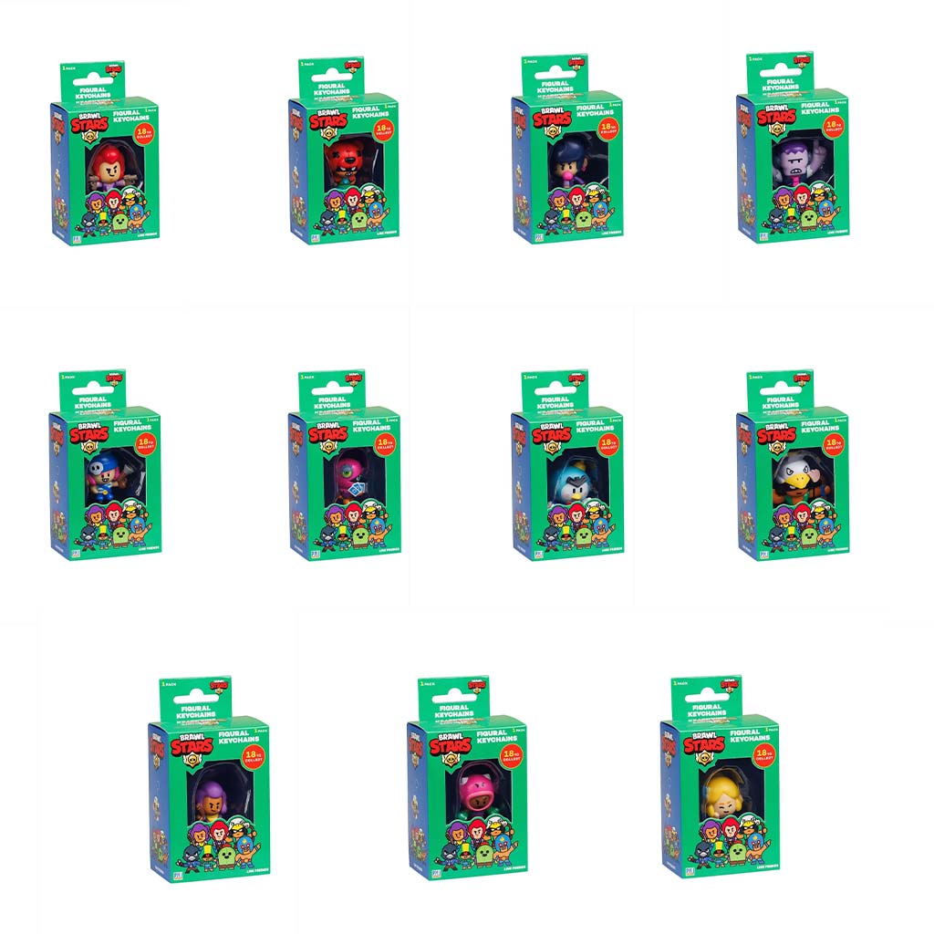 Brawl Stars mini figúrka prívesok na kľúče v krabičke, rôzne druhy, 1 kus
