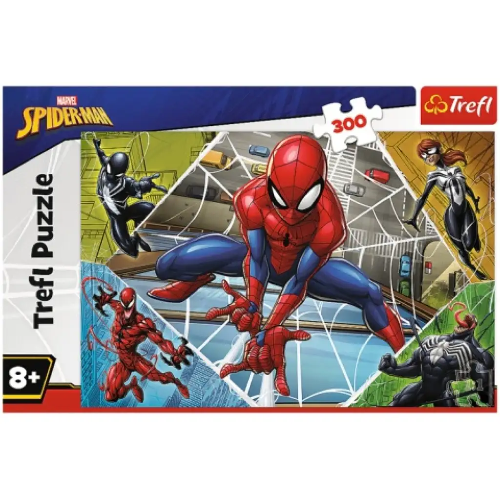 Briliantný Spiderman 300dielne puzzle - Trefl