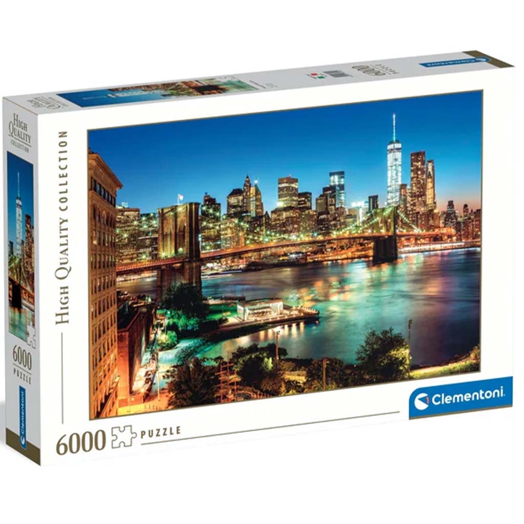 Svetlá Brooklynského mosta HQC puzzle 6000 dielikov - Clementoni