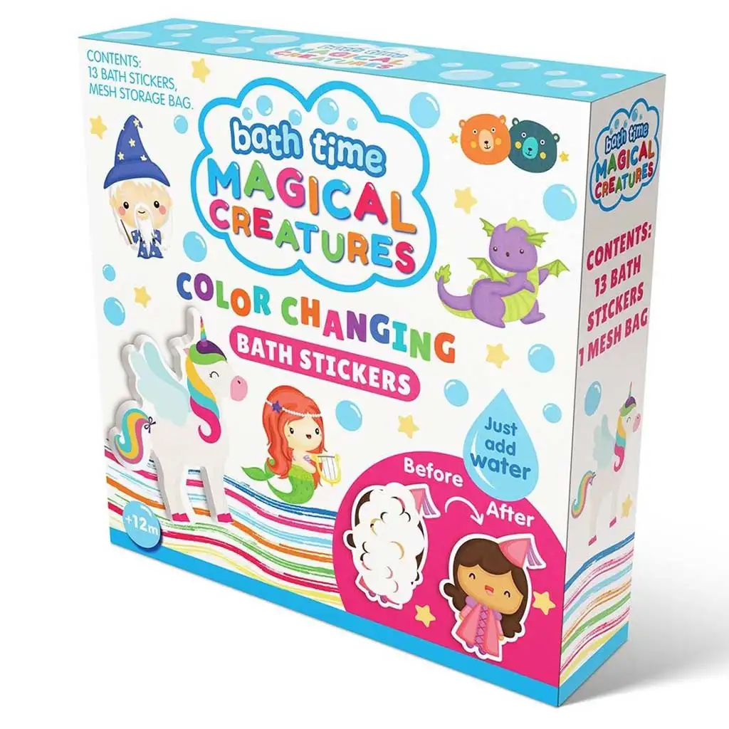 Buddy&Barney: Sada na lepenie na dlaždice meniace farby - Rozprávkové dievčatá