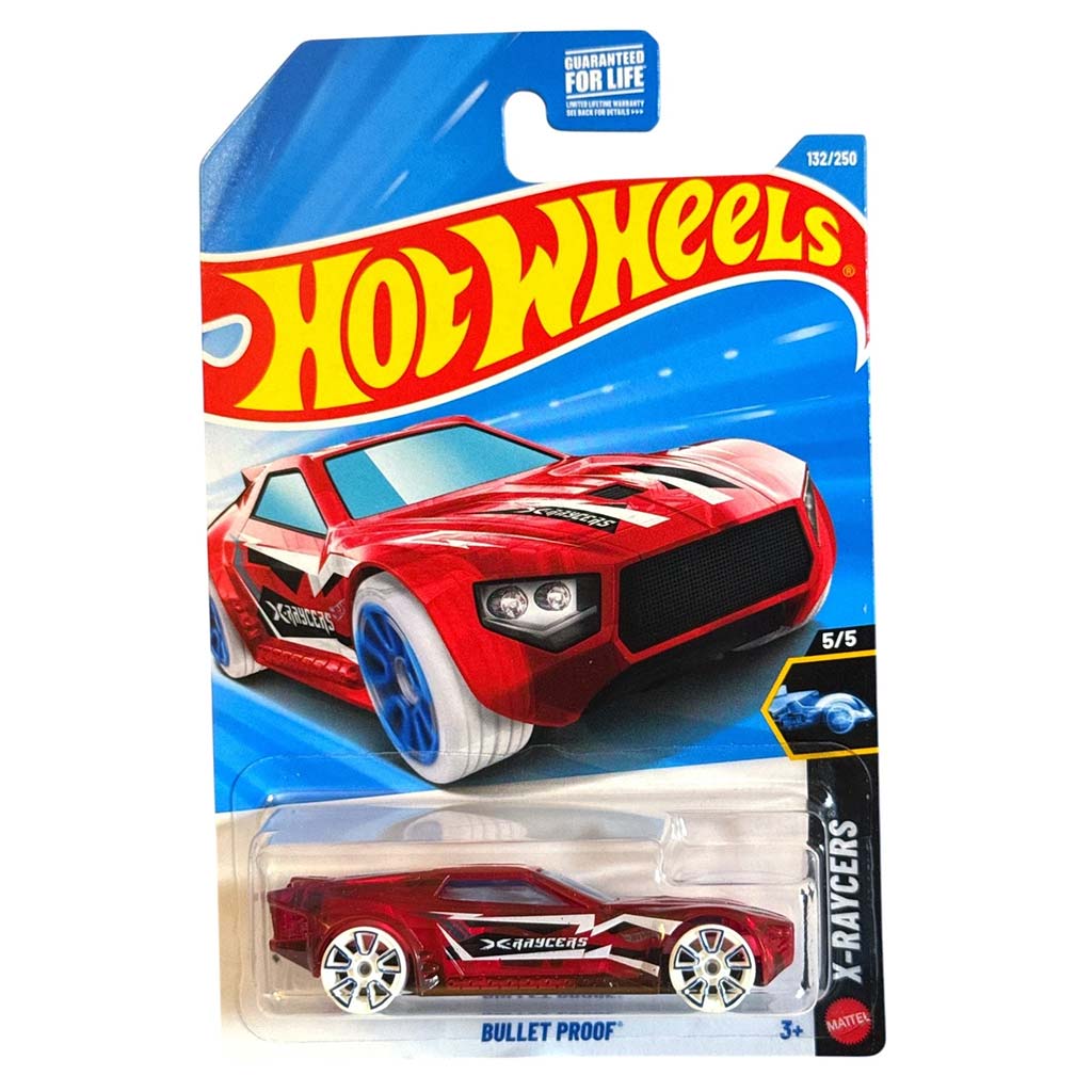 Hot Wheels: Bullet Proof piros kisautó 1/64 - Mattel kép 1