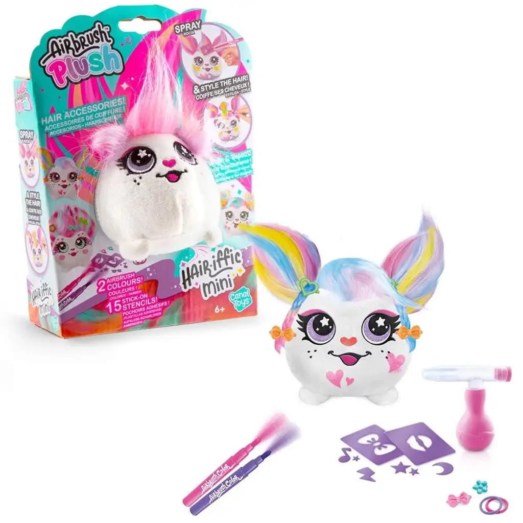 Airbrush farbiteľné plyšové zvieratká v rôznych variantoch 1ks kép 3