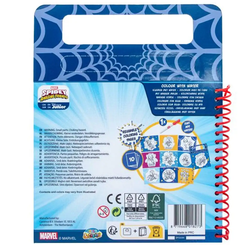 Canenco: Úžasní priatelia Pókiho maľovanie vodou kreatívna hračka kép 2