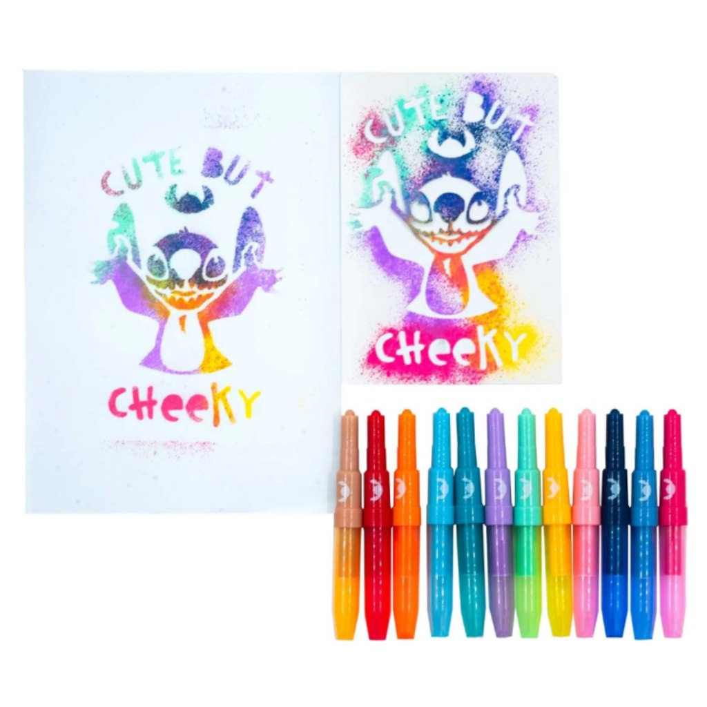 Canenco: Súprava na vyfarbovanie Stitch s fúkacou fixkou kép 2