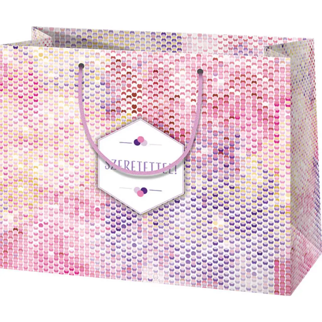 Cardex: "S láskou!" stredná darčeková taška 17x10x23cm