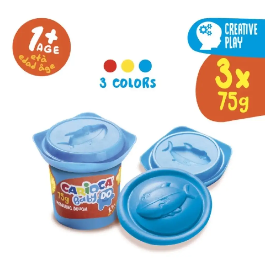 Baby Do 8db-os színes gyurma szett - Carioca kép 3