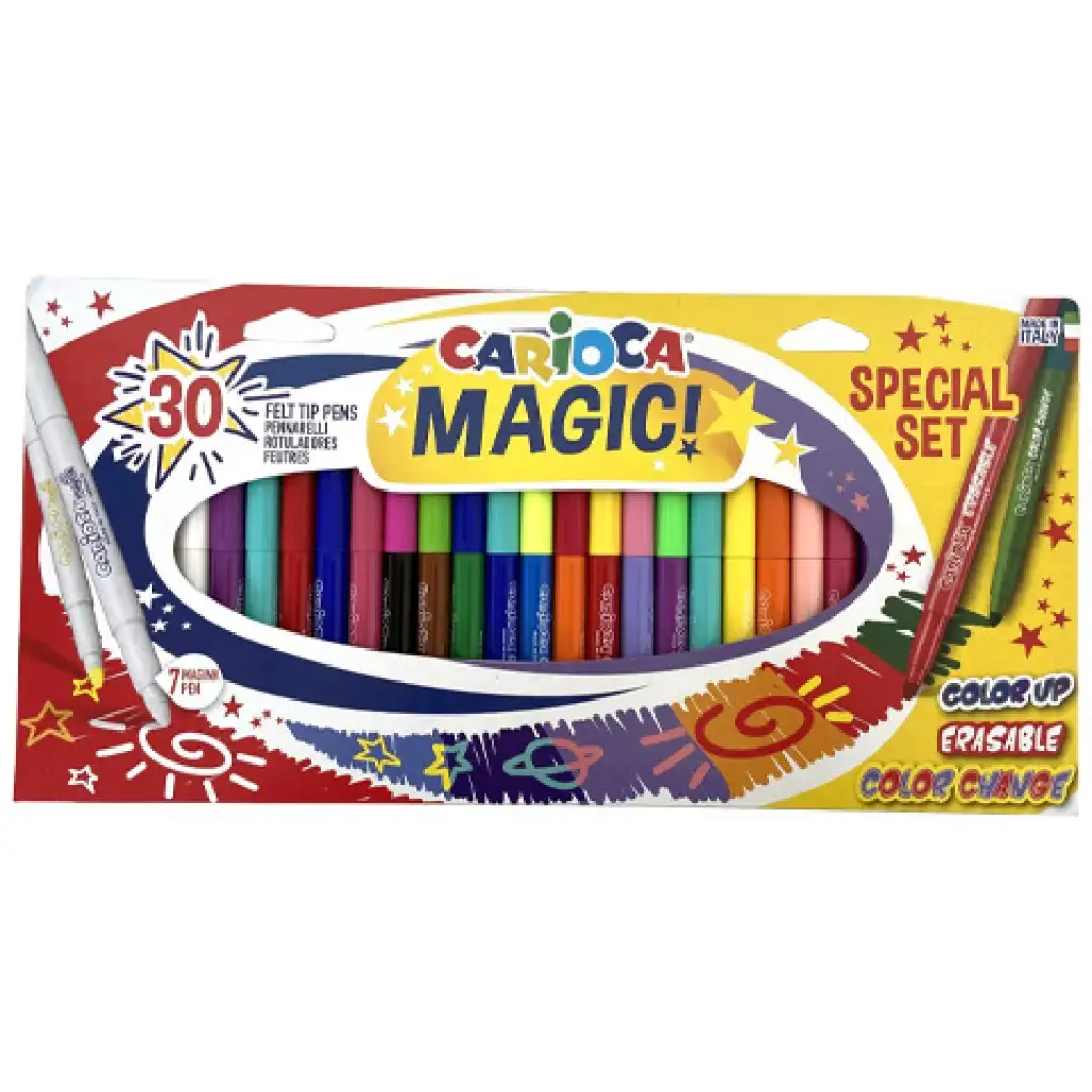Mágikus filctoll készlet 30db-os szett - Carioca kép 1
