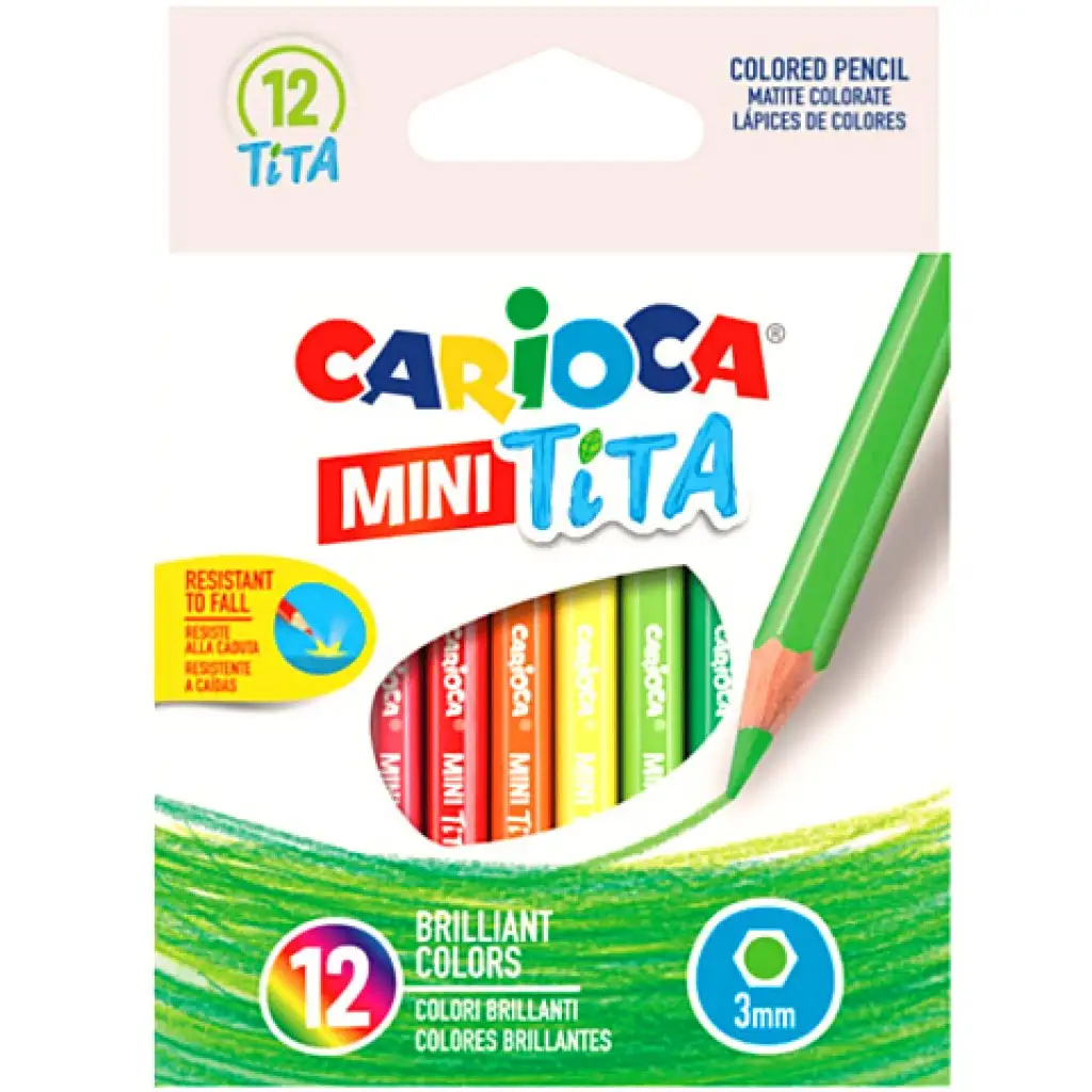 Carioca: Mini Tita set nárazu vzdorných ceruziek 12 ks kép 1