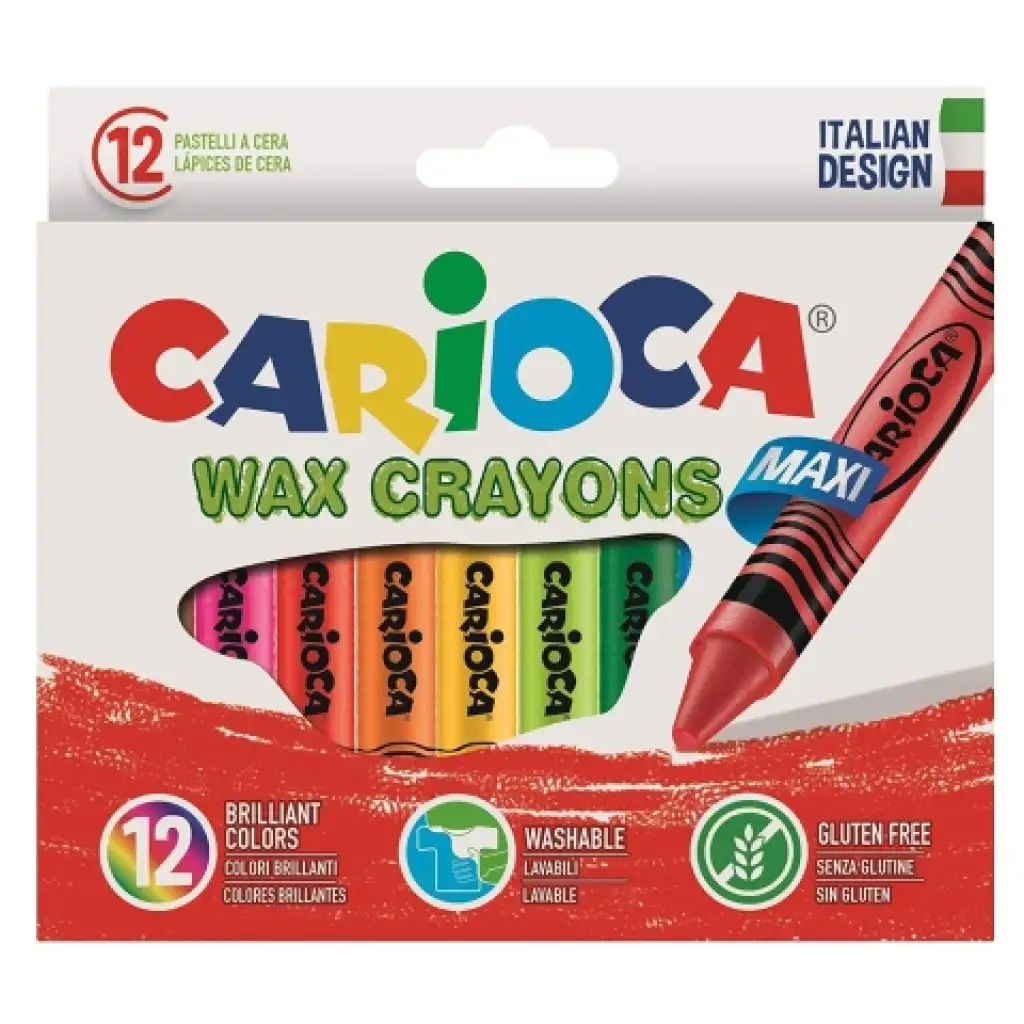 Jumbo zsírkréta készlet 24db - Carioca kép 1