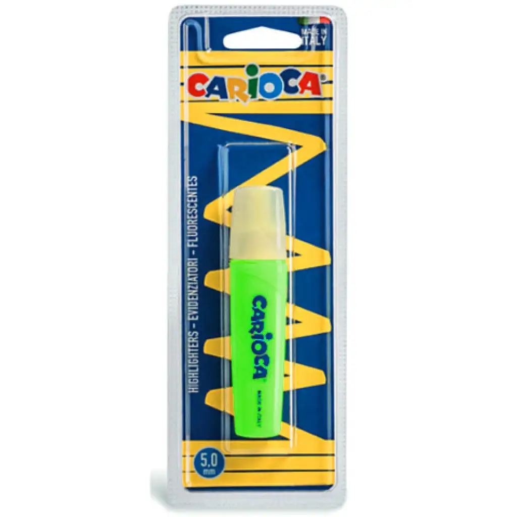 Carioca: Zvýrazňovač neónový-zelený