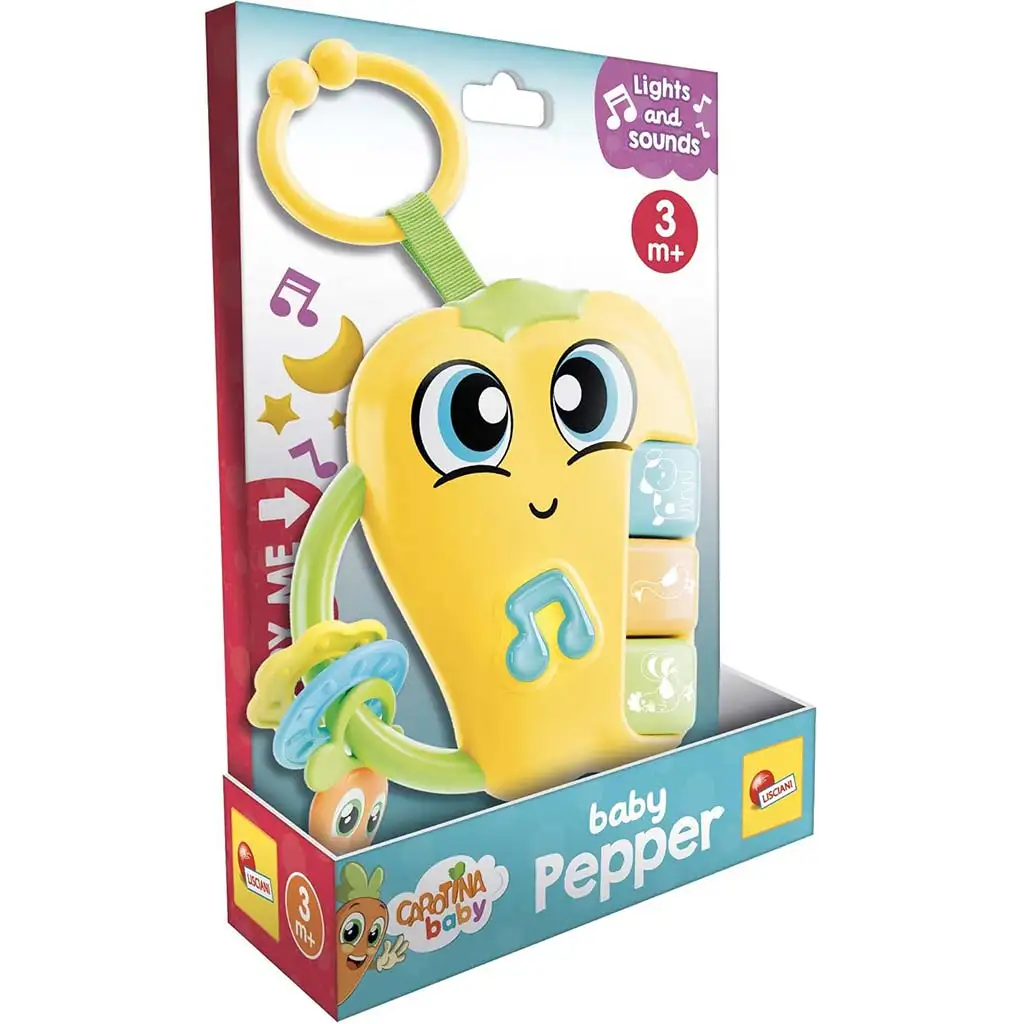 Carotina Baby: Interaktívna paprika so svetlom a zvukom - Lisciani