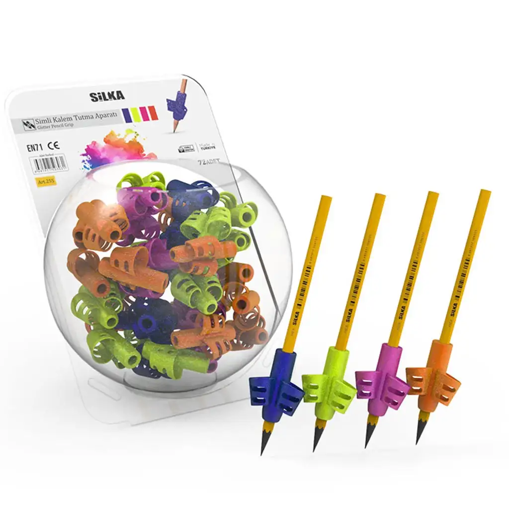 Nebulo: Silikónový držiak na ceruzky v rôznych farbách 1ks