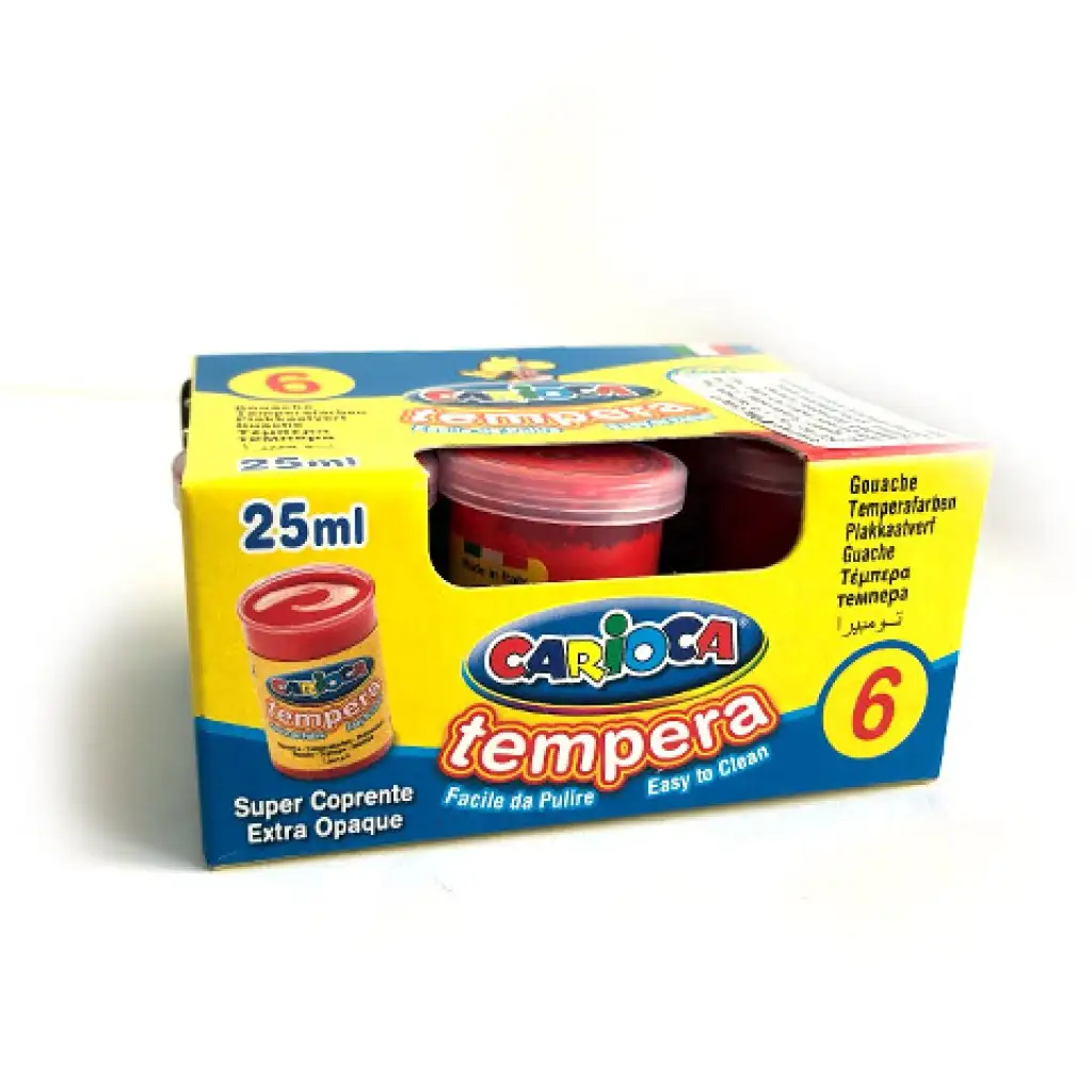 Červená tempera v tégliku 6x35 g - Carioca kép 2