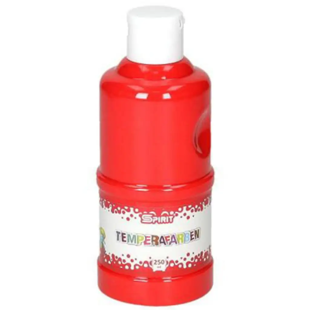 Červená temperová farba 250ml