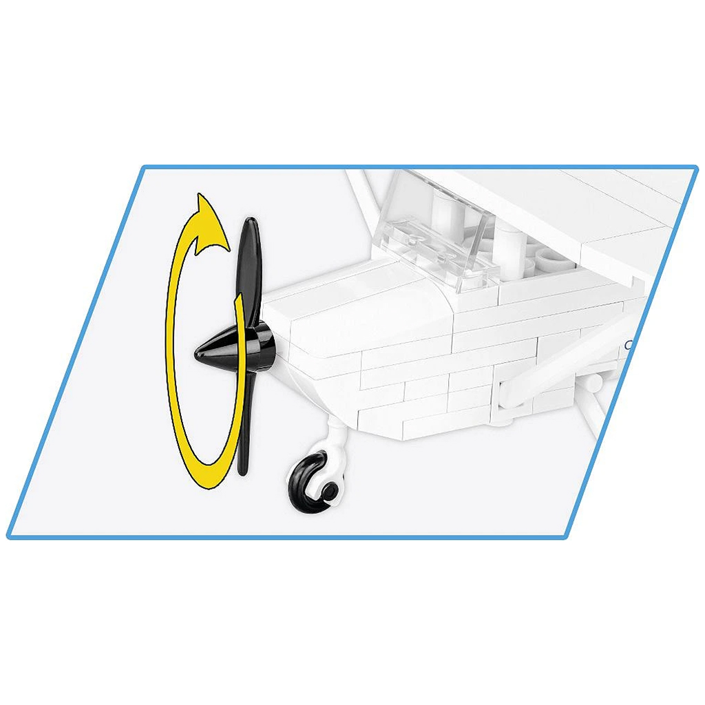 COBI: Cessna 172 Skyhawk biela stavebnice (26620) kép 3