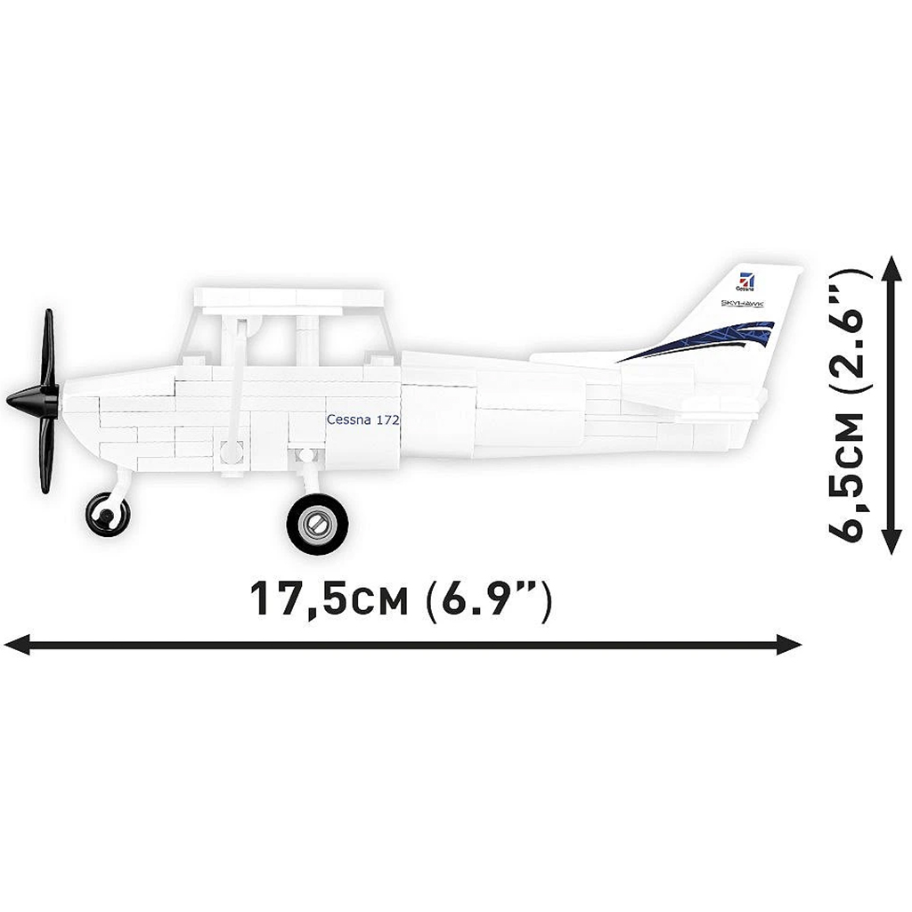 COBI: Cessna 172 Skyhawk biela stavebnice (26620) kép 4