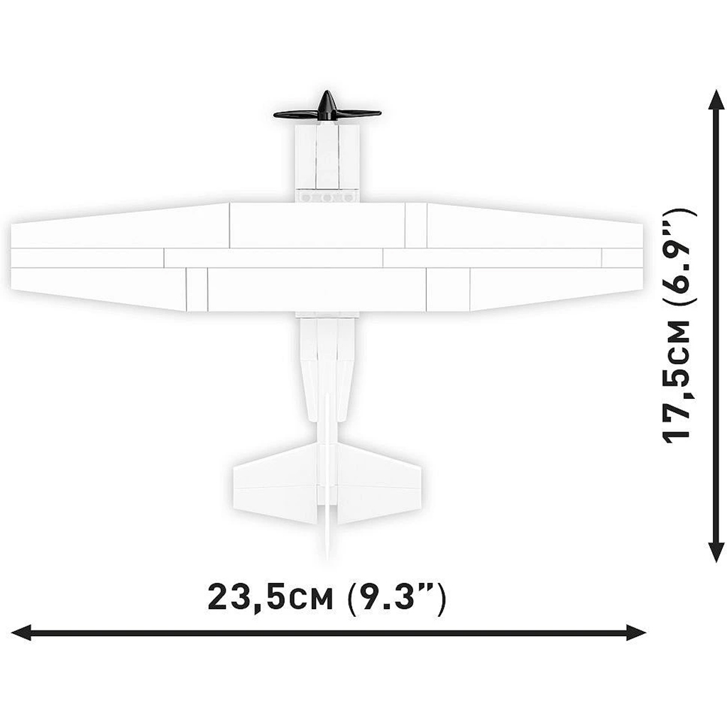 COBI: Cessna 172 Skyhawk biela stavebnice (26620) kép 5