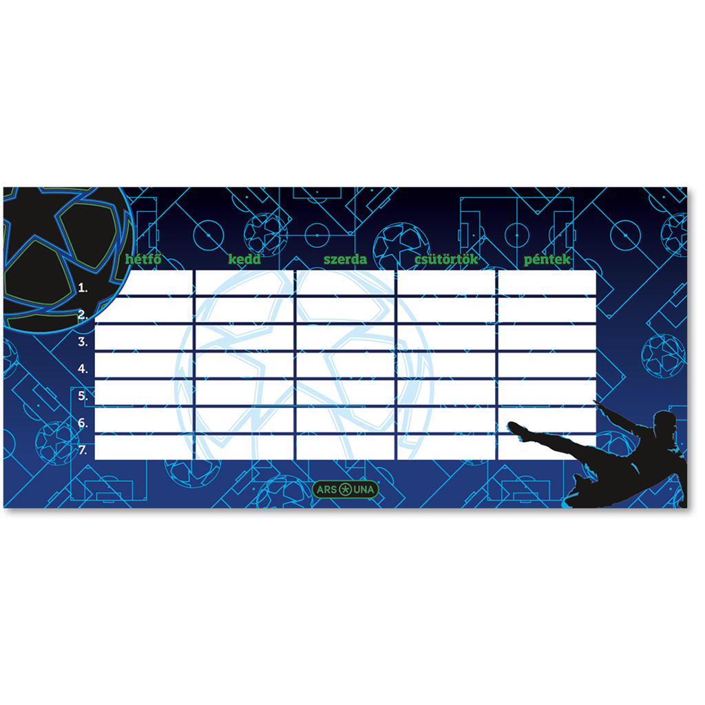 Ars Una: Champs jednostranný, obojstranný rozvrh hodín